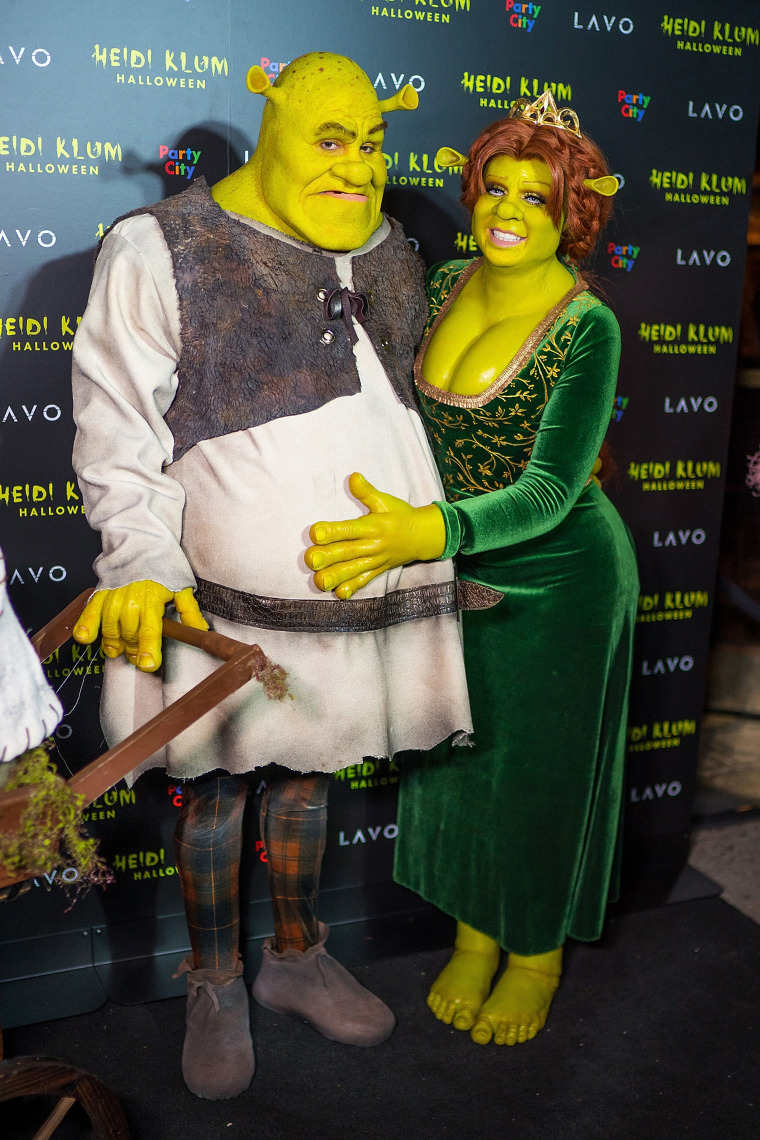 Heidi Klum dresses as Princess Fiona from Shrek