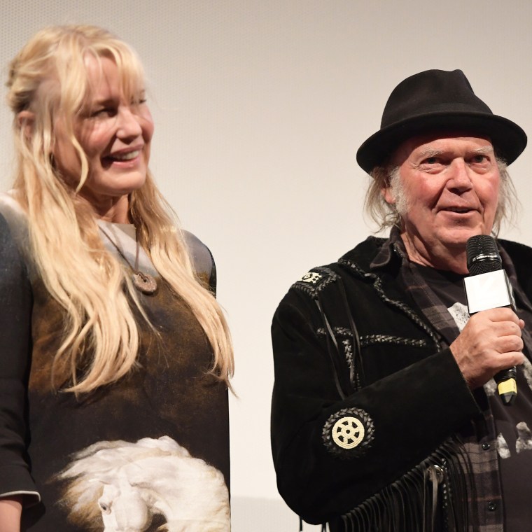 Neil Young and Daryl Hannah at "Paradox" premiere - 2018 SXSW Conference and Festivals