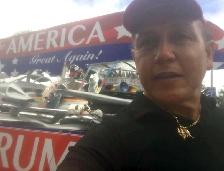 Cesar Sayoc, 56, has been charged in the series of mail bombs sent to critics of President Trump.