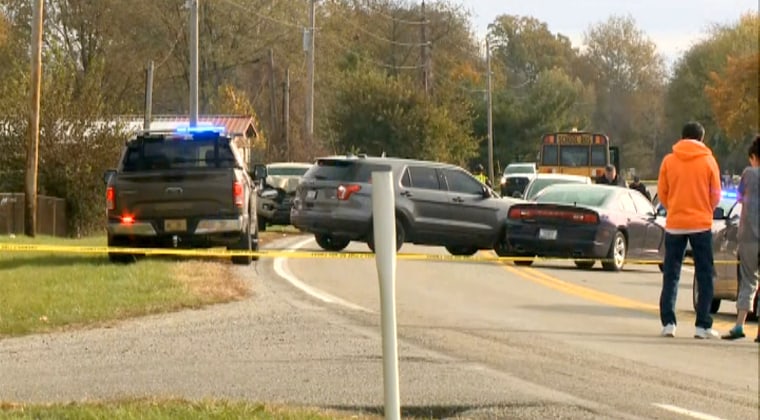 At least three children have been hit and killed by a vehicle while boarding a school bus early Tuesday morning in Fulton County, Indiana. A fourth child was struck and injured.