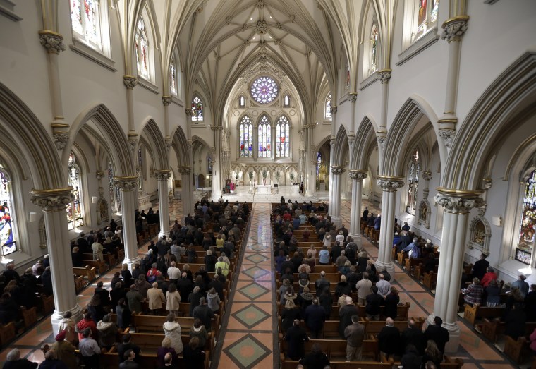 Mass at St. Joseph Cathedral in Buffalo, N.Y., on Feb. 13, 2013.