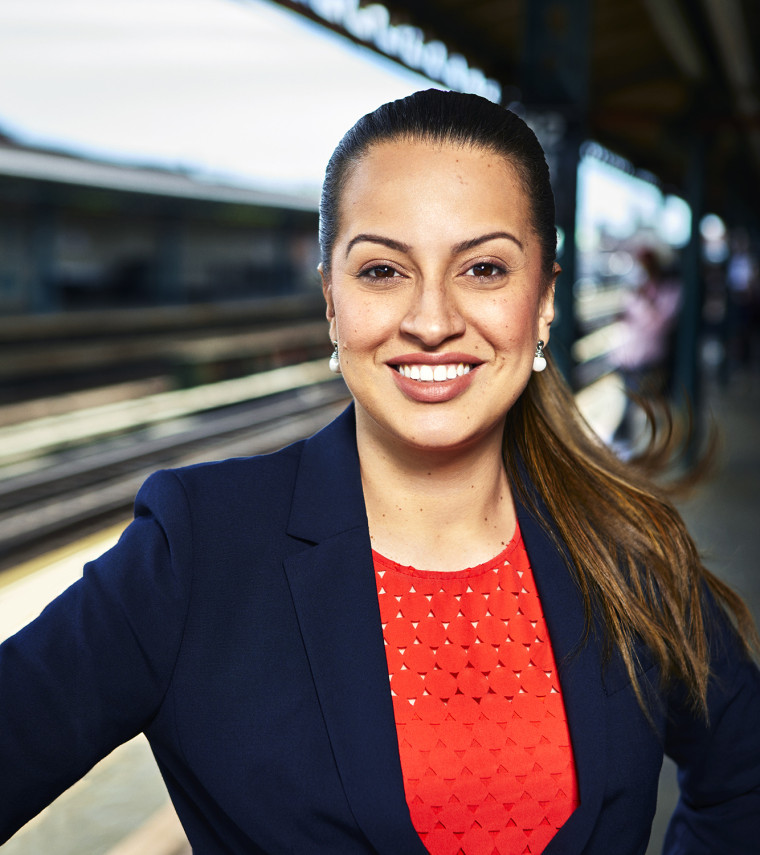 Catalina Cruz, democratic candidate running for assembly in New York.