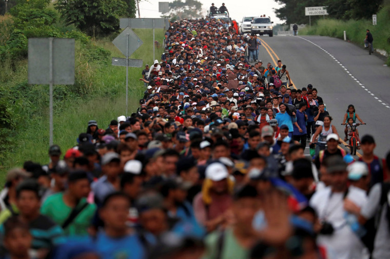 Image: Migrant caravan