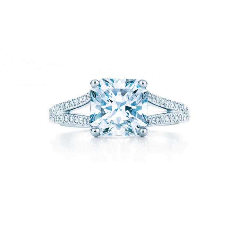 Tiffany cushion cut engagement ring