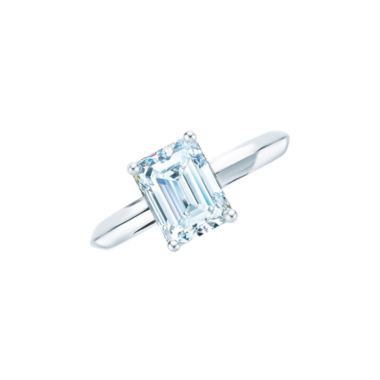 Tiffany emerald cut engagement ring