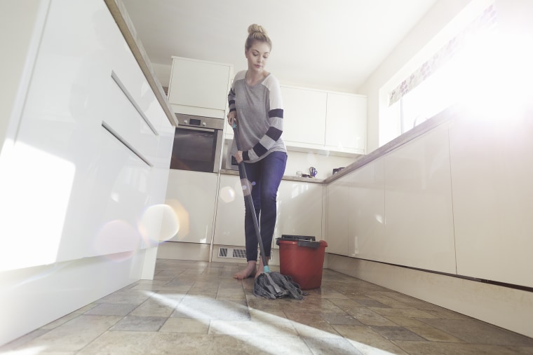 how to clean stone floors