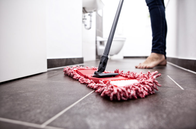 how to clean tile floors