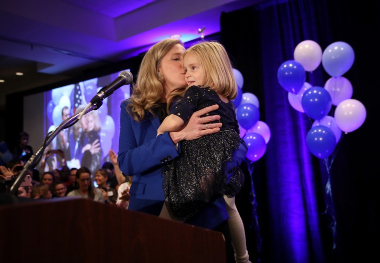 See how this little girl stole the show during mom's Election Night victory speech