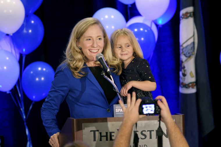 See how this little girl stole the show during mom's Election Night victory speech