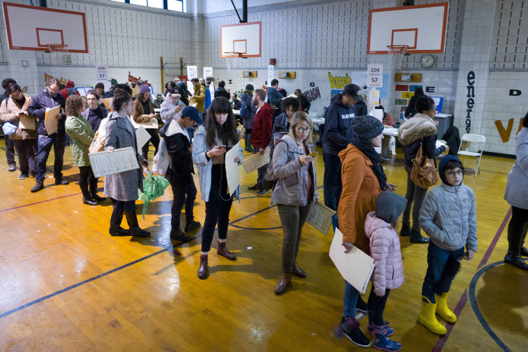 Image: New York voting site