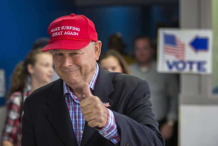 Image: California GOP Congressional Candidate Dana Rohrabacher Cast His Vote In The Midterm Elections