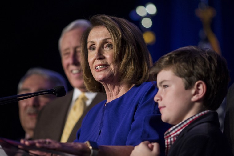 Nancy Pelosi And Congressional Democrats Gather In Washington DC For Election Night