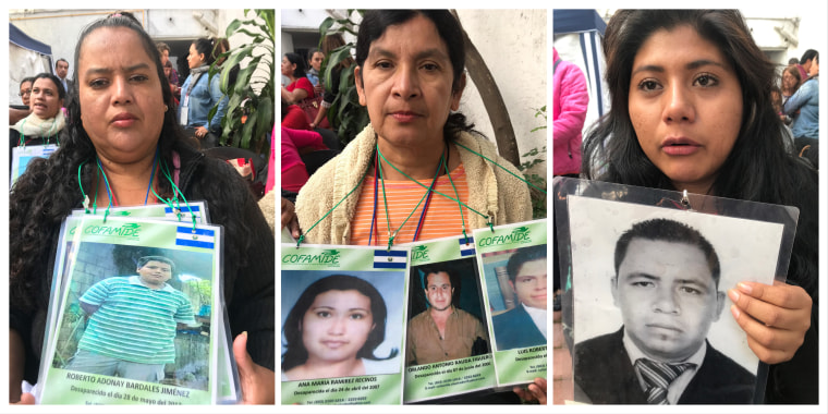 Women join the caravan of the disappeared to search for their missing loved ones.