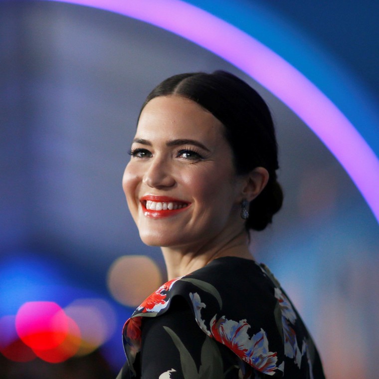 Image: Cast member Moore poses at the premiere for the movie "Ralph Breaks the Internet" at El Capitan theatre in Los Angeles