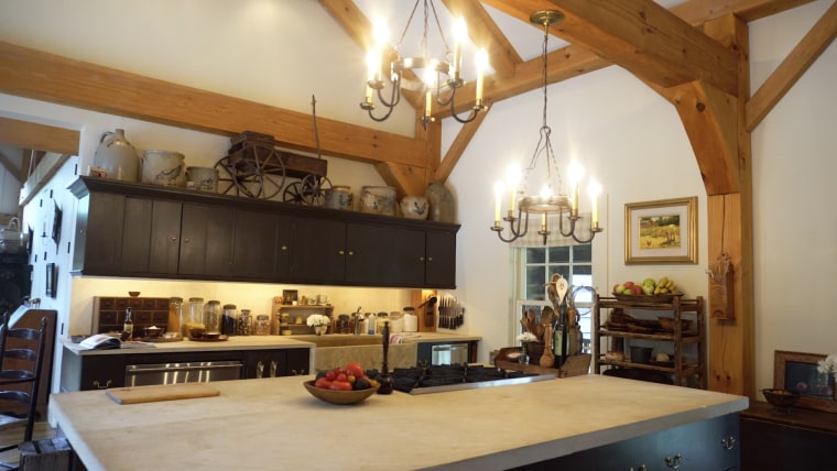 Food Network's Farmhouse Rules is filmed out of this very kitchen.