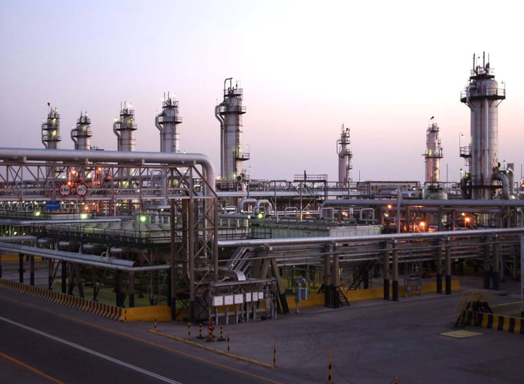 View shows Saudi Aramco's Abqaiq oil facility in eastern Saudi Arabia in this undated handout photo