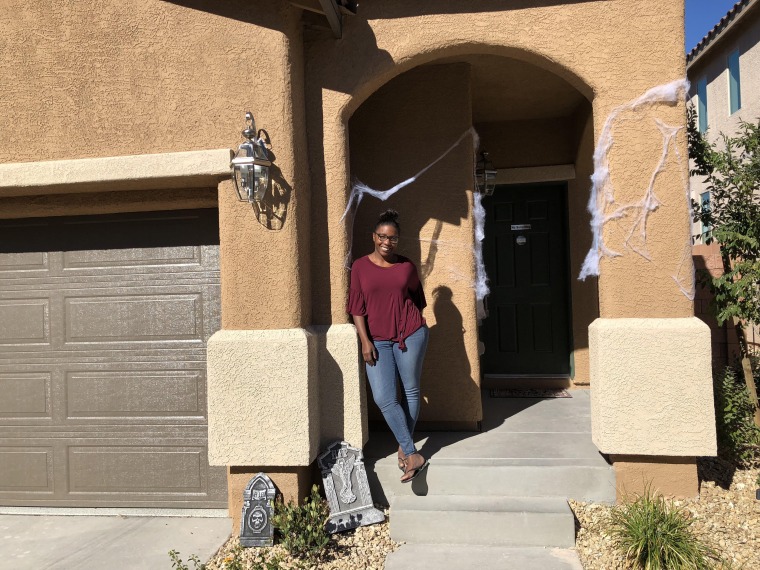 Erinn Jones bought a home in southwest Las Vegas for $300,000 and moved in this past summer at age 32.