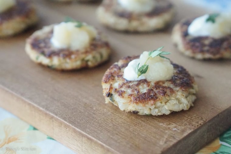 Healthy Cauliflower Latkes for Chanukah