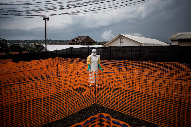 Image: TOPSHOT-DRCONGO-EPIDEMIC-HEALTH-EBOLA