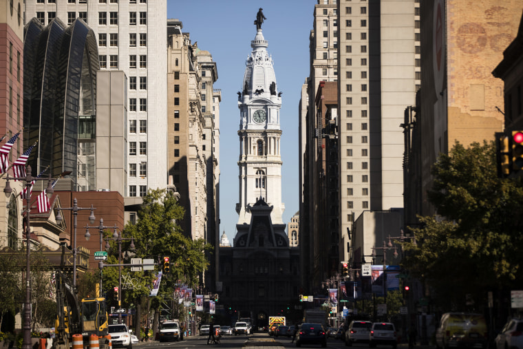 City Hall in Philadelphia.