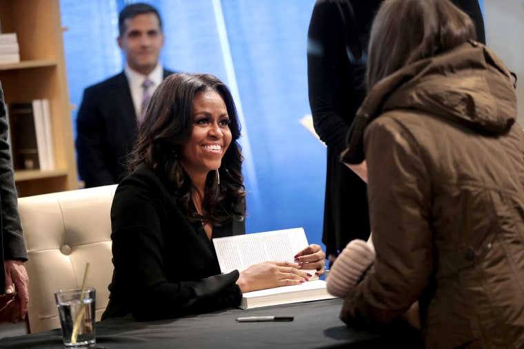 Image: Michelle Obama Holds  First Book Signing In Her Hometown Of Chicago