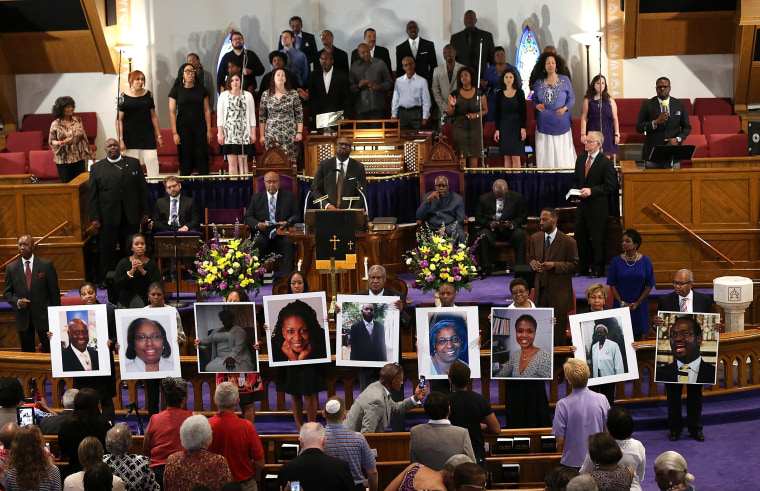 Image: Vigil Held For Victims Of Charleston Church Shooting