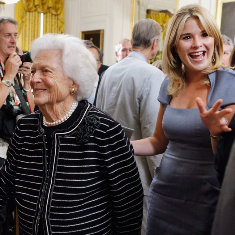 Jenna Bush Hager with grandmother Barbara Bush