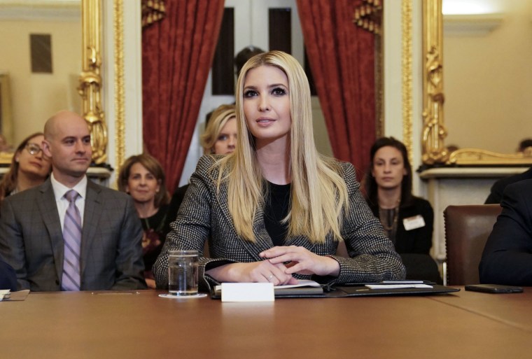 Image: Ivanka Trump speaks during a news conference to discuss Build Act implementation at the Capitol
