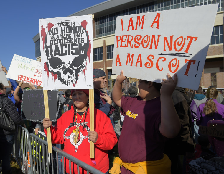 Image: The Washington Redskins, protest