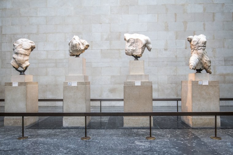 Image: The Elgin Marbles from the Parthenon at the British Museum