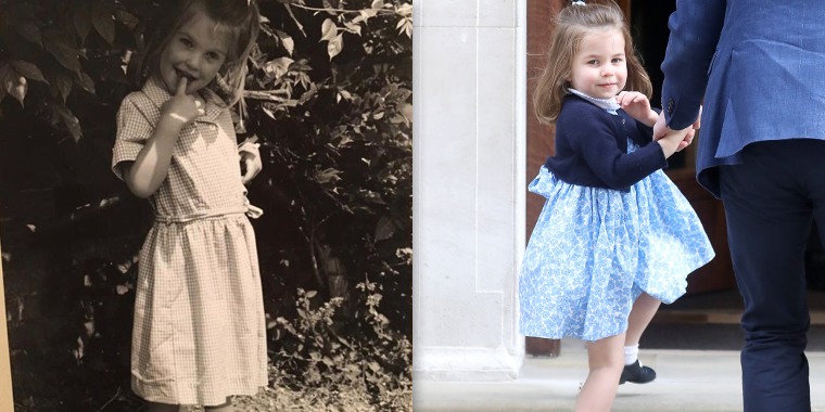 Princess Charlotte and another look-alike