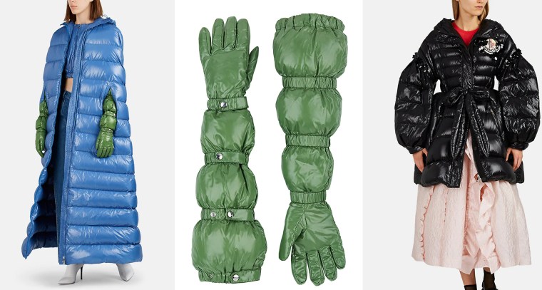 Moncler sells puffer coat evening gowns now