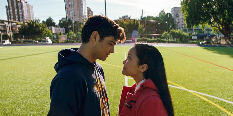 Noah Centineo and Lana Condor in "To All the Boys I've Loved Before"