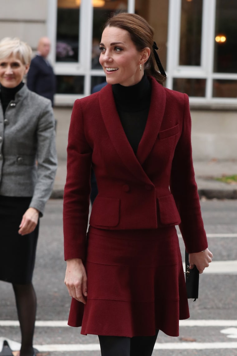 Duchess Kate black velvet bows