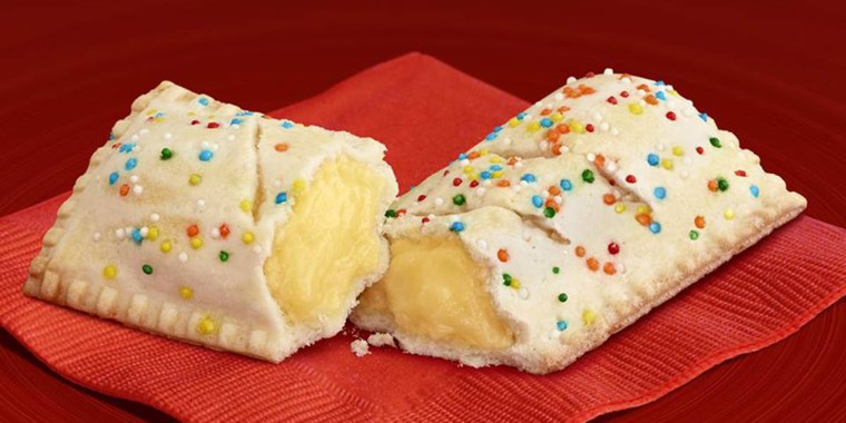 McDonald's Holiday Pies are filled with a creamy vanilla custard.