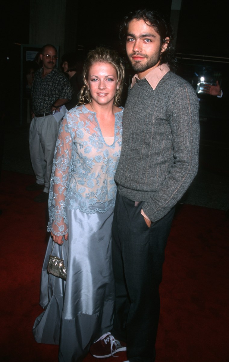 Melissa Joan Hart and Adrien Grenier at Century City premiere of "Drive Me Crazy"