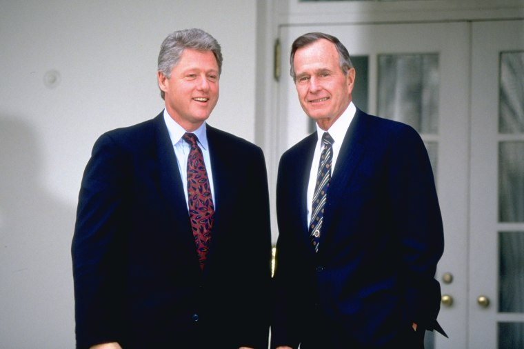 George H. W. Bush;William J. Clinton