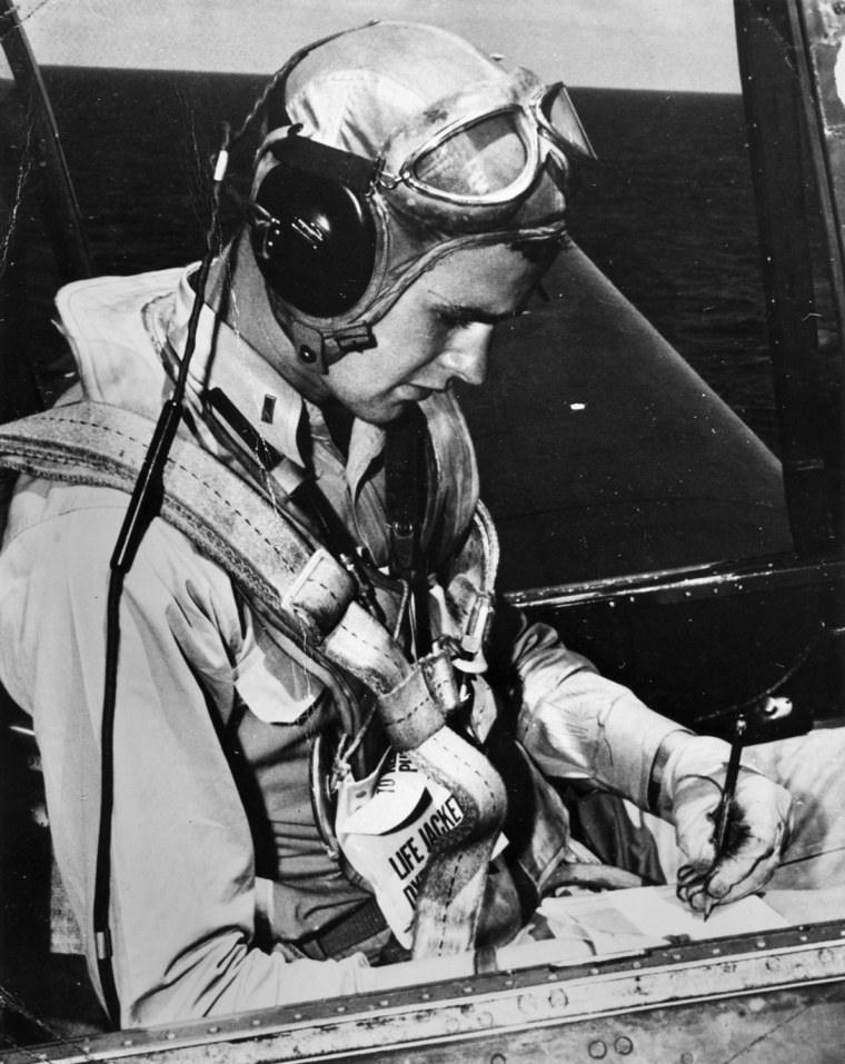 Image: George H. W. Bush as a pilot.
