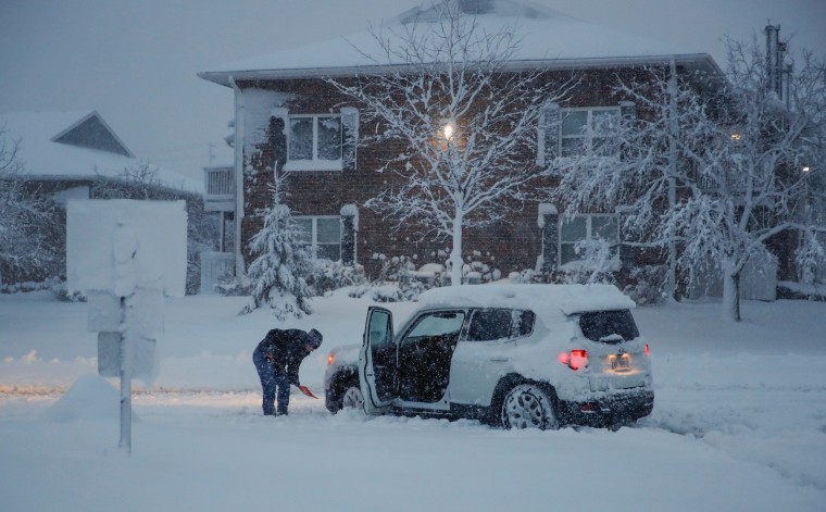 Image: Illinois snowstorm