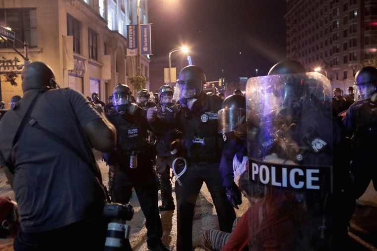 Image: Protests Erupt Over Not Guilty Verdict In Police Officer's Jason Stockley Trial Over Shooting Death Of Anthony Lamar Smith