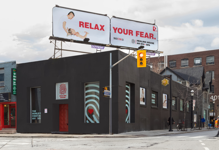 An exterior shot of the Healing House in downtown Toronto.