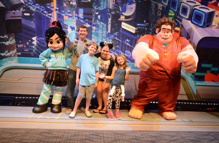 After seeing "Ralph Breaks the Internet" on Thanksgiving Day, my kids were excited to meet Ralph and Vanellope.