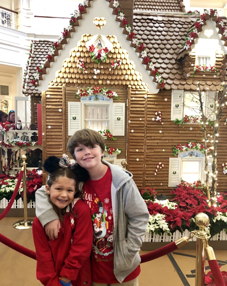 The lobby gingerbread house at Disney's Grand Floridian Resort and Spa.