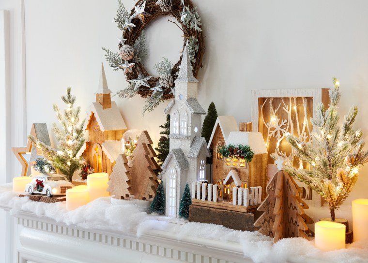 5 fireplace and mantel decoration ideas for Christmas