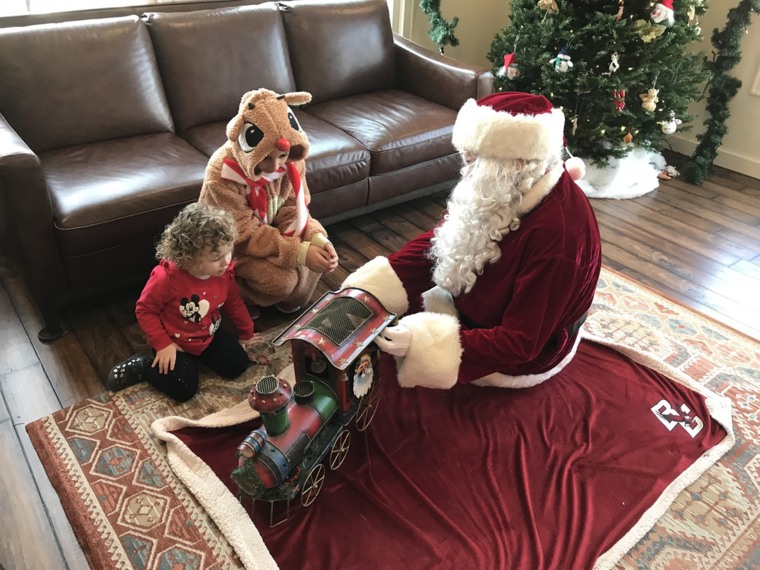 Santa Kerry Magro, who has autism, every year plays Santa for children who are on the autism spectrum as well.