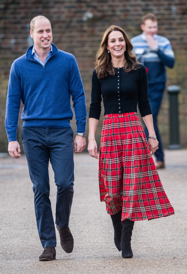 Prince William teases Kate about her blazer