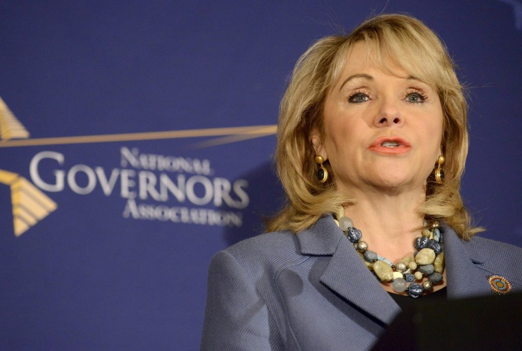 Image: File photo of Oklahoma Republican Governor Mary Fallin