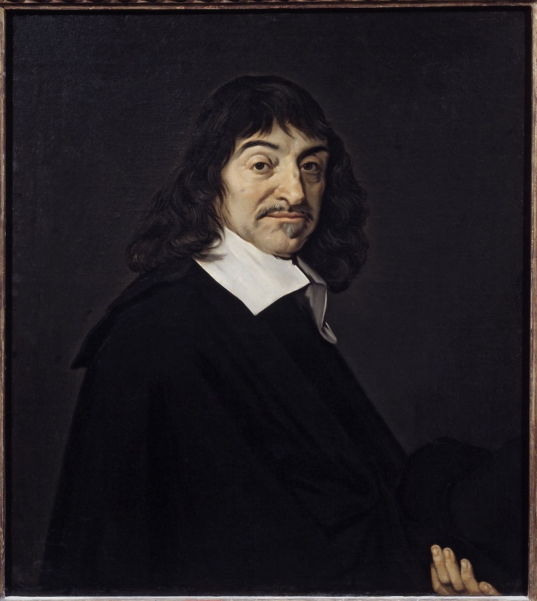 Image: A painting of Rene Descartes.