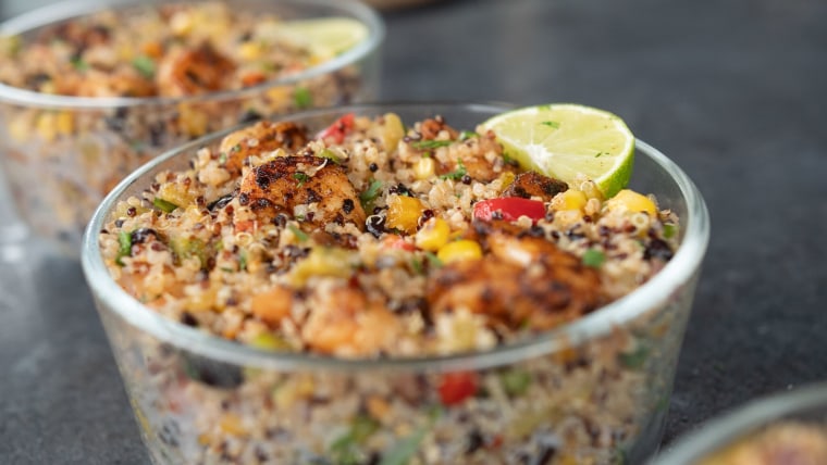 Kevin Curry's Southwest Shrimp Quinoa