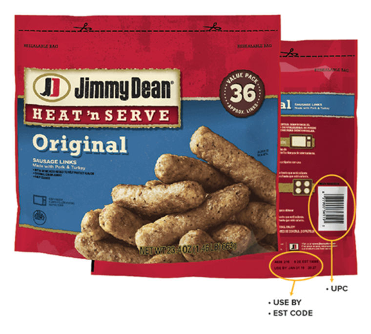 Jimmy Dean recalls more than 29,000 pounds of product after five reports of metal fragments in the packaging.